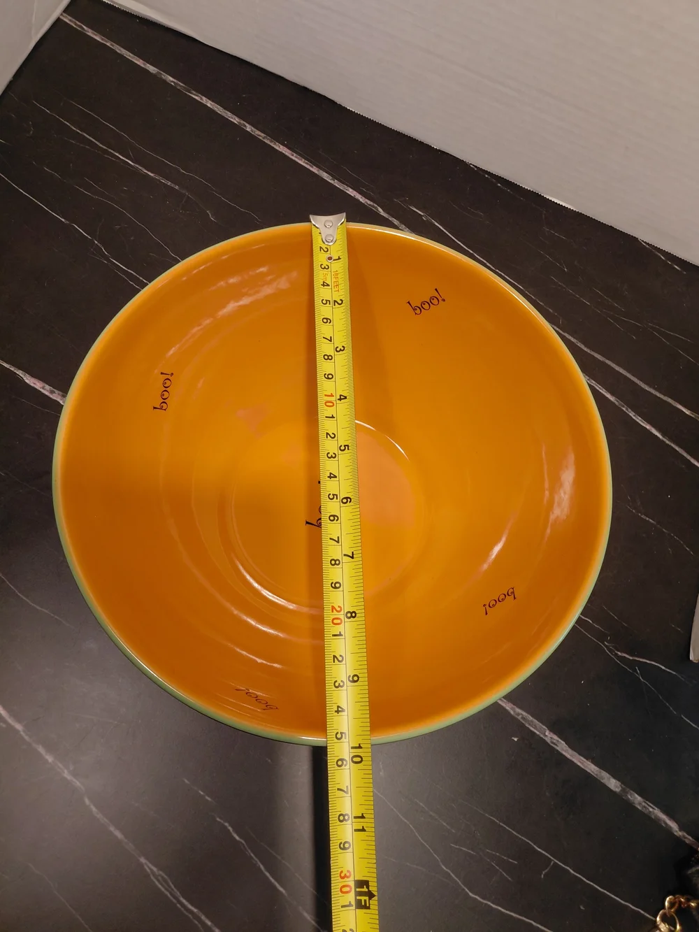 Longaberger Halloween Candy Bowl - Purple, Black, Orange & Green